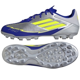 Adidas F50 League Messi 2G/3G AG JR8057 Ezüstkék cipő