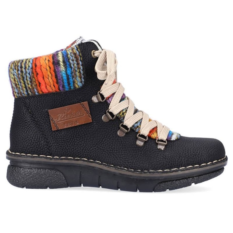 Női Rieker 73343-0 fekete csizma