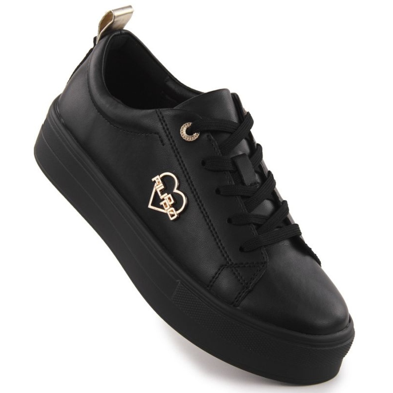 Cipő a filippo paw586b fekete platformon