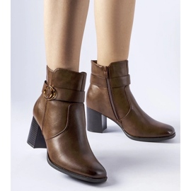 D/CEO Barna szigetelt bokacsizma a Muscoline-tól