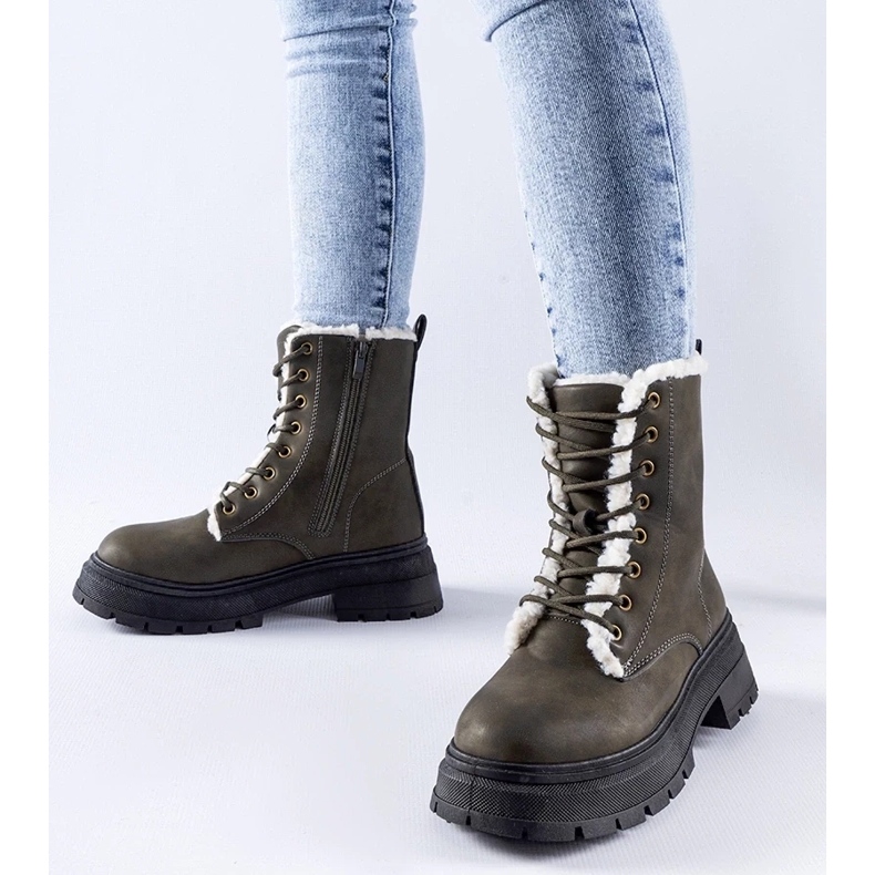 D/CEO Tadasuni zöld szigetelt csizma