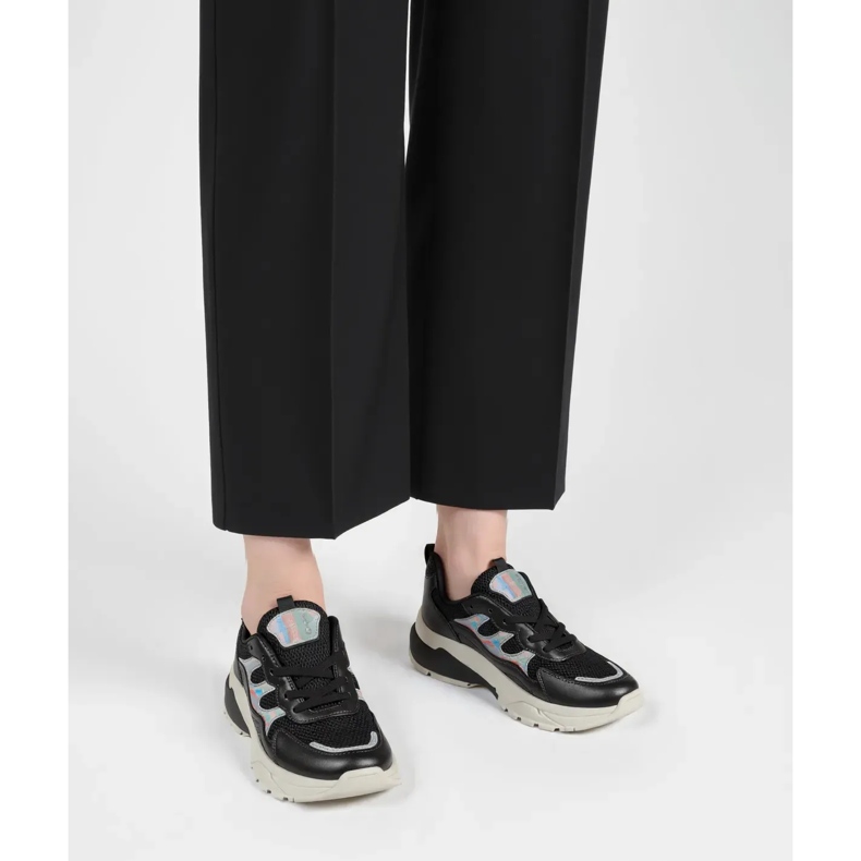 Női neo sport cipők fekete