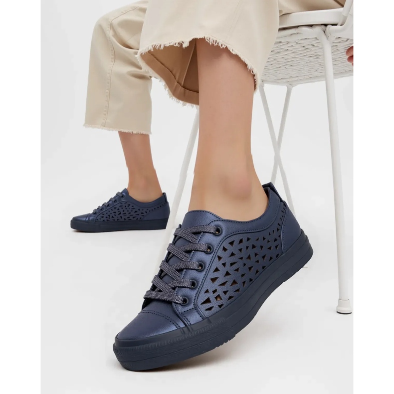 Női belvio kék cipők