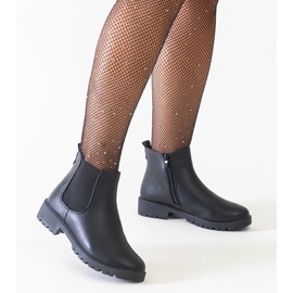 D/CEO Fekete klasszikus alkalmi bokacsizma Salara ökobőrből D/CEO Fekete klasszikus alkalmi bokacsizma Salara ökobőrből