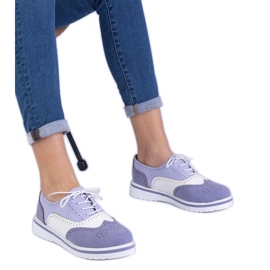 Violet klasszikus oxford cipő lila