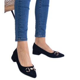 Fekete szivattyúk az Ekozamszból arany dekorációval Fekete szivattyúk az Ekozamszból arany dekorációval