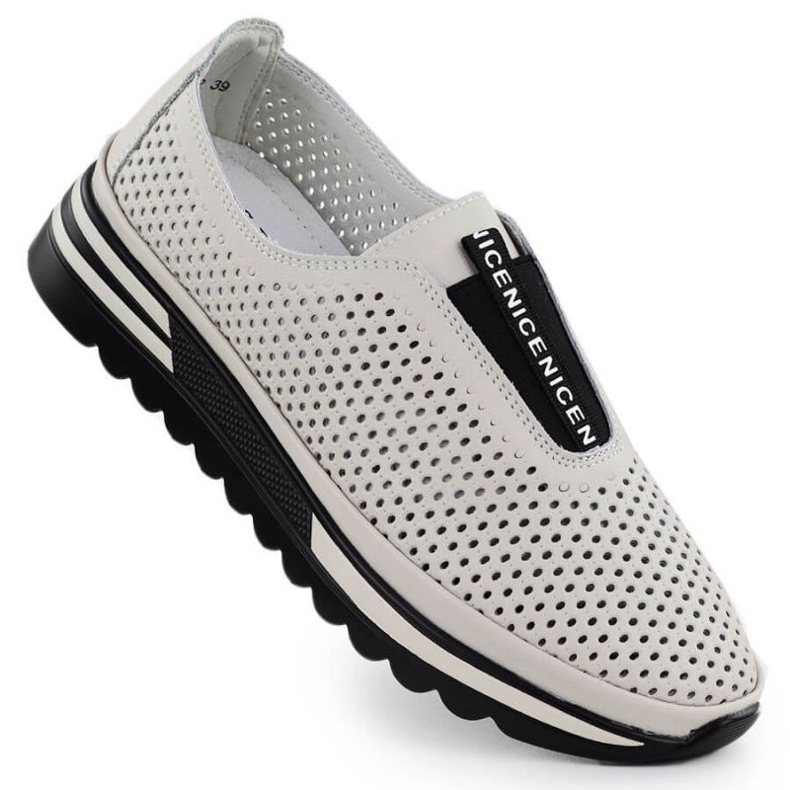 S.Barski Nyitott cipő S. Barski LR51-672 bézs