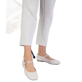 Bézs klasszikus öko -ballerinák