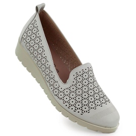 M.Daszyński Cipő az M. Dasyński MR1628-20-ban virágban szürke M.Daszyński Cipő az M. Dasyński MR1628-20-ban virágban szürke