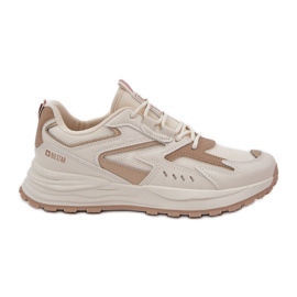 Női sportcipő Big Star NN274A096 HI-POLISH BEIGE rendszer bézs