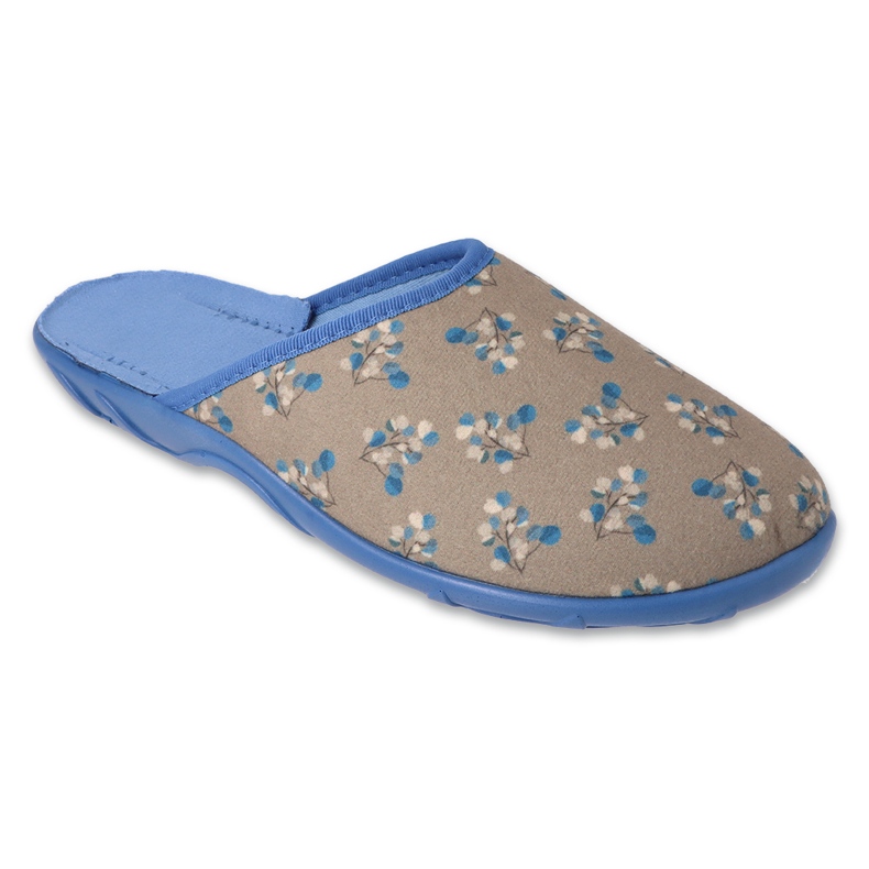 Befado női papucsok 235D197 Virágok alkalmazásával szürke