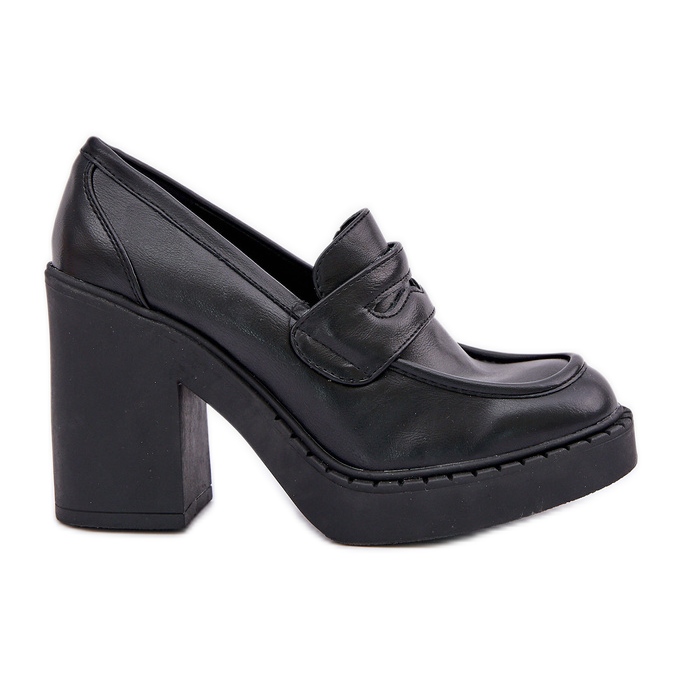 Szivattyúk egy hatalmas oszlopon, öko bőr fekete