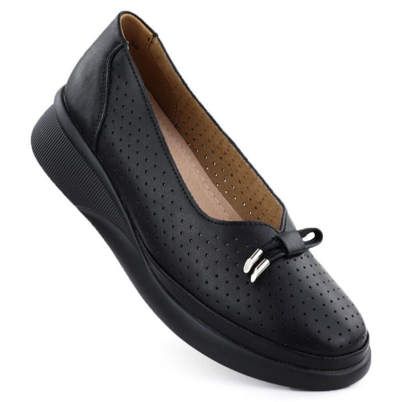 Vinceza Cipő a Vinceeza 7896 fekete nyílt munkaplatformon