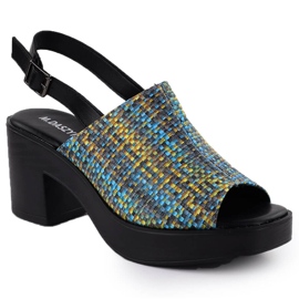 M. DASZYŃSKI Női szandál az M. Dasyński zsinóron MR23126-7 kék