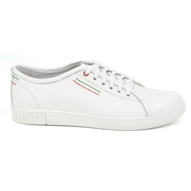 Polbut bőr cipő férfi cipők modell 2129 fehér