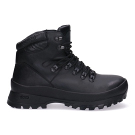 Szilárd trekking taktikai cipő-myśliwskie bison pollonus fekete 6-0126-001
