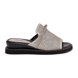 Jezzi Női ékek dekoratív ezüst hevederrel szürke