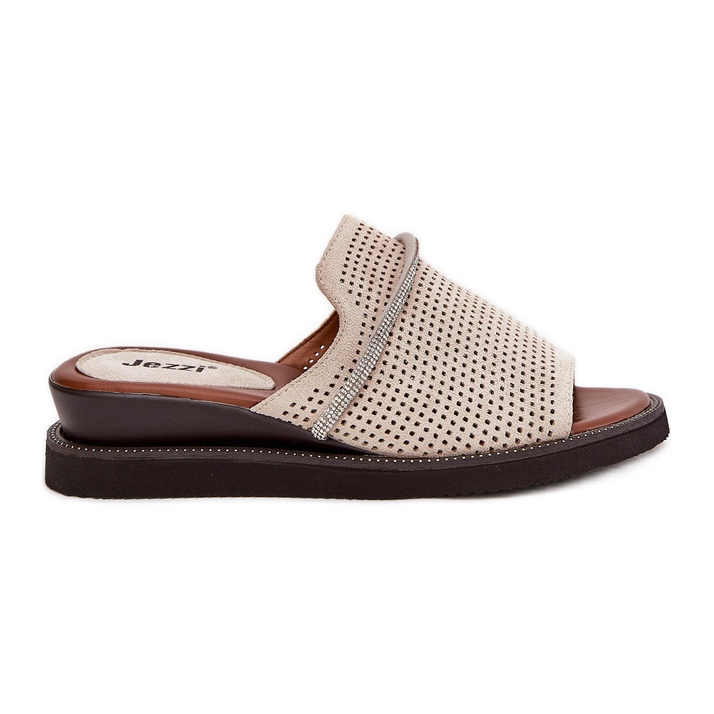 Jezzi Női ékek dekoratív bézs hevederrel