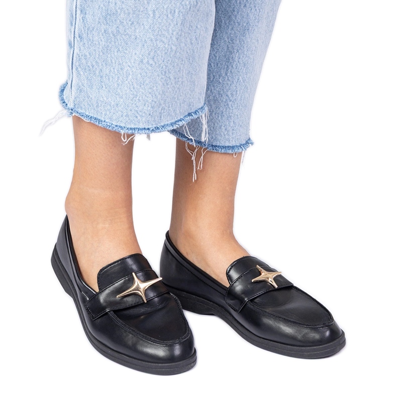 Fekete női naplopók arany díszítéssel