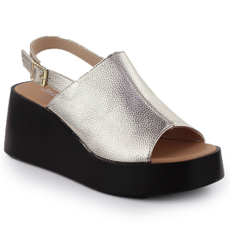 Női szandál a platformon Golden Jezzi 24130 aranysárga