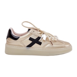 Alacsony női sportcipő arany aranysárga Alacsony női sportcipő arany aranysárga