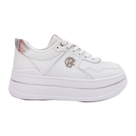 Női Platform Sportcipő Fehér