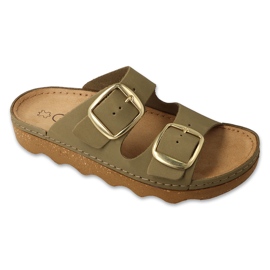 Befado női bőr papucs 179d007 zöld Befado női bőr papucs 179d007 zöld