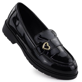 S.Barski Moccasins női lakkozott cipő fekete S. Barski Hy51-379 S.Barski Moccasins női lakkozott cipő fekete S. Barski Hy51-379