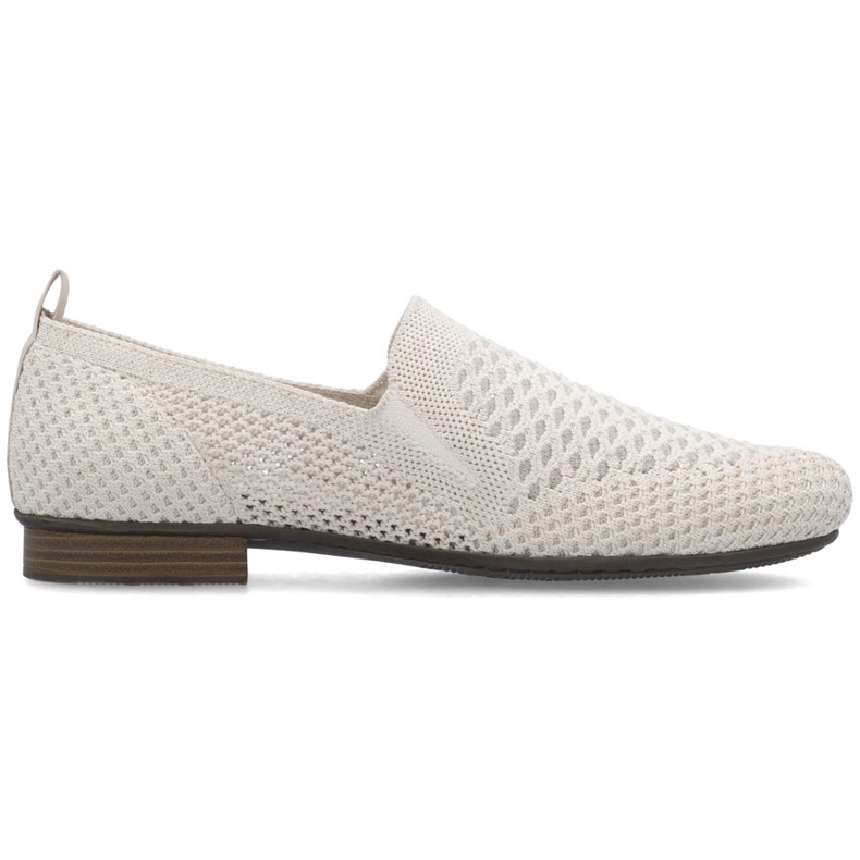 Női textilcipő nyitott bézs rieker 51969-90