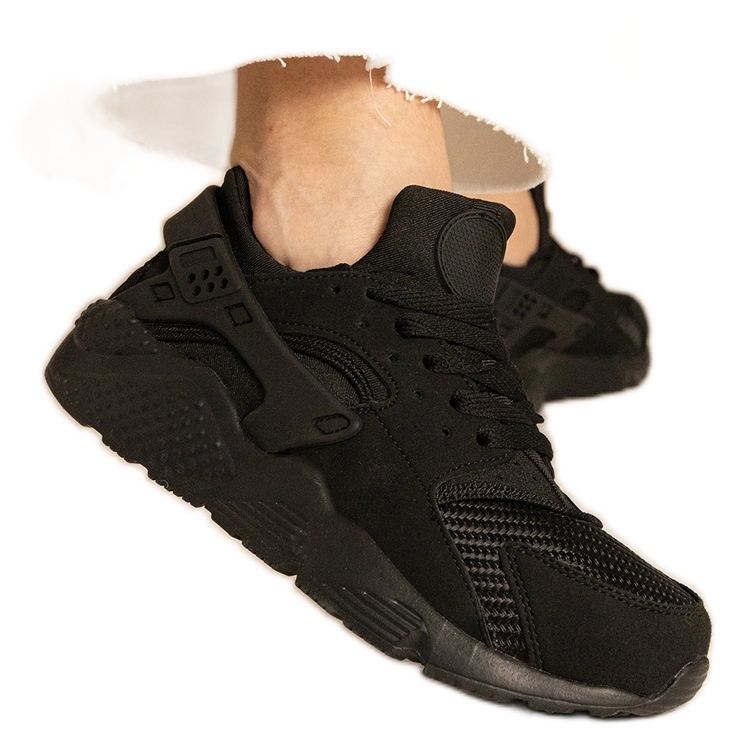 Fekete cipők sport cipők