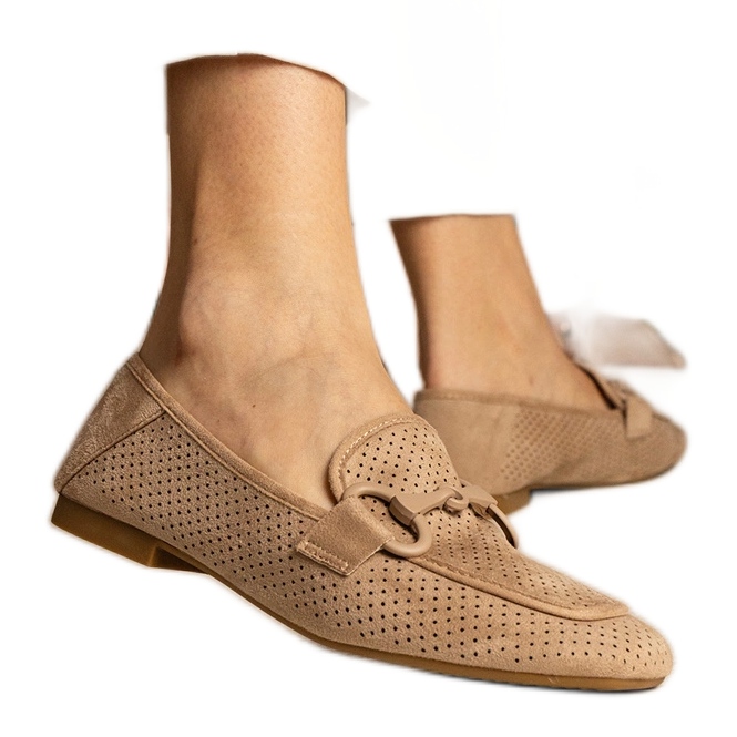 Barna női nyitott lokerek díszítve