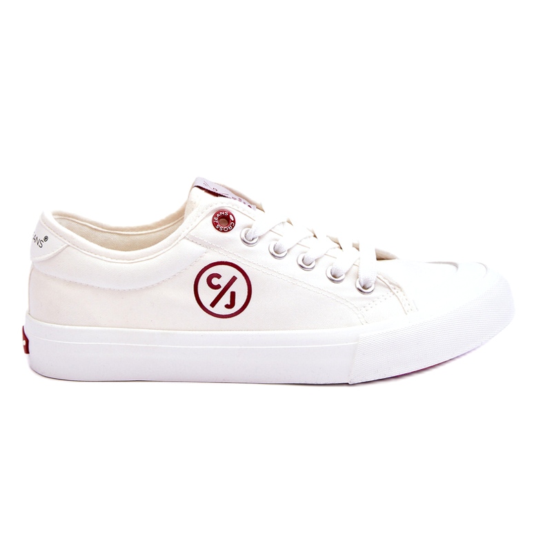 Női Cross Jeans Fabric tornacipő LL2R4043 fehér