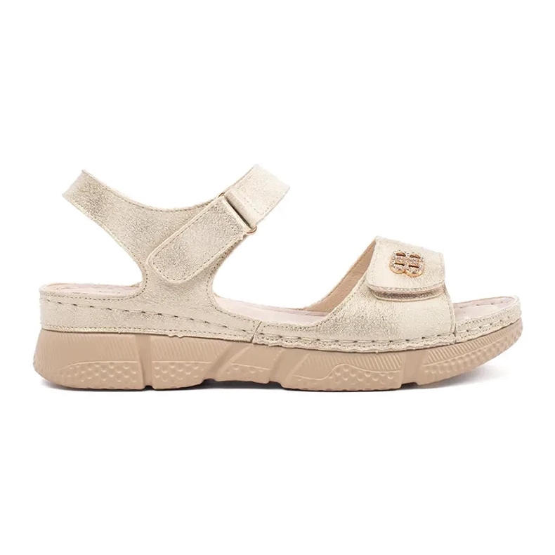 Goodin Arany női szandál díszes aranysárga