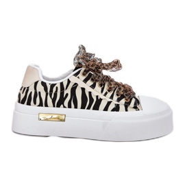 Női cipők dekoratív fekete és bézs Női cipők dekoratív fekete és bézs