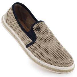 A férfi cipő csúszott a Bugatti 321-ASP61-6900 Espadrilles-ben bézs