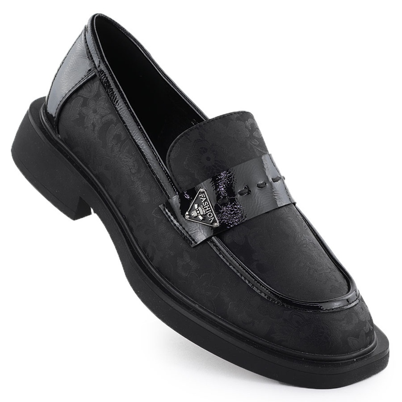 Női cipő lordok fekete potocki sz12650