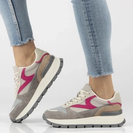 Filippo DP7070/25 bőr cipők bézs Filippo DP7070/25 bőr cipők bézs