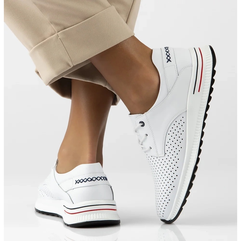 Filippo DP6022/25 bőr cipők fehér Filippo DP6022/25 bőr cipők fehér