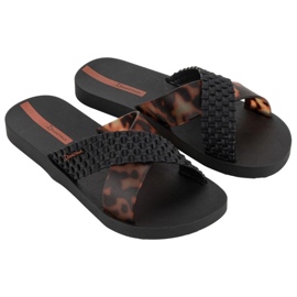Ipanema diavia diák 27214 bc402 fekete leopárd flip -flops