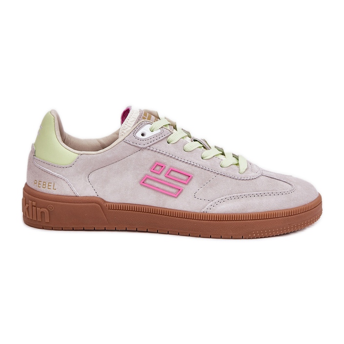 Suede Sportscipő nőknek D.Franklin DFSH387005 Trooped White fehér