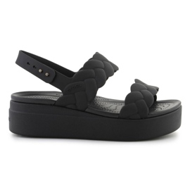Crocs Sandals Brooklyn szövött alacsony ék 209977-060 fekete Crocs Sandals Brooklyn szövött alacsony ék 209977-060 fekete