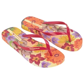 Ipanema flip -flops Verao trópusi fem 27197 BB263 piros