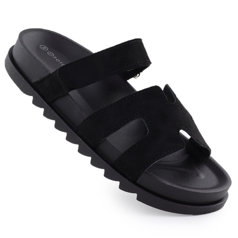 Női papucs fekete potocki gn17303