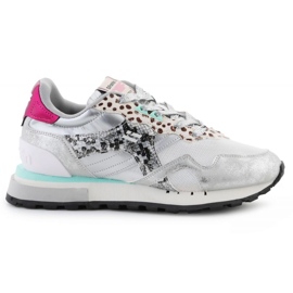 D.Franklin Shoes Vibla Zig Patch DFSH378006-SILV fehér