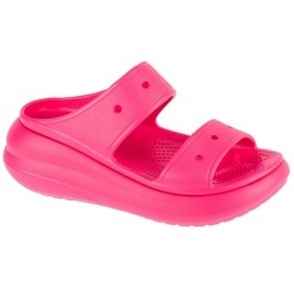 Papucsok crocs klasszikus összetörés szandál 207670-6ZQ rózsaszín