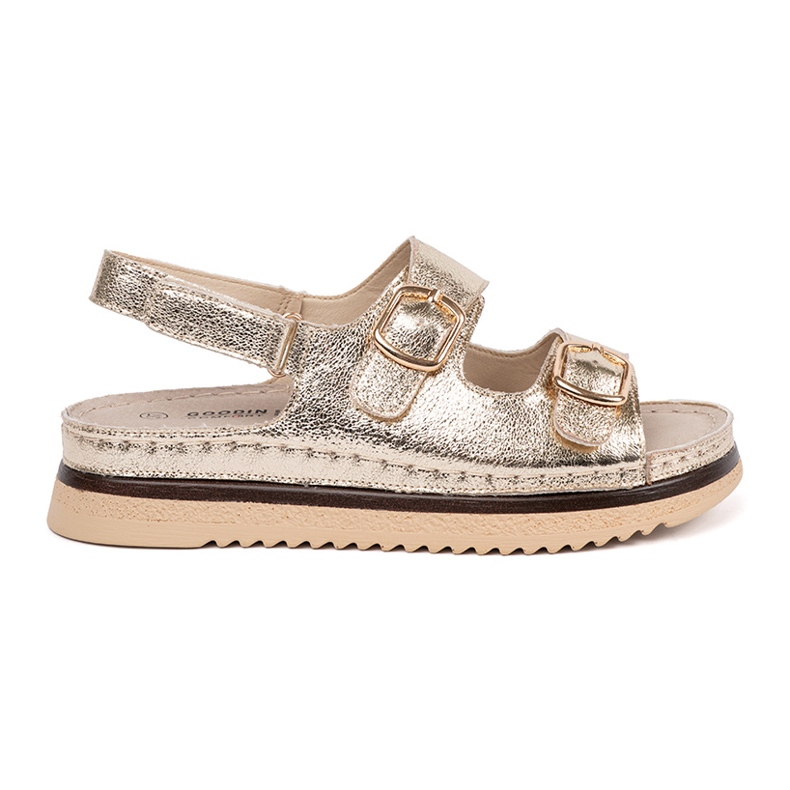 Goodin Arany szandál arany elemekkel aranysárga