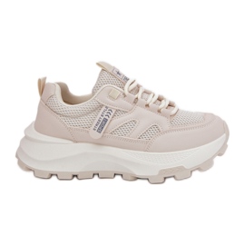 Evento Női cipők sportcipő vastag bézs talpon Evento Női cipők sportcipő vastag bézs talpon