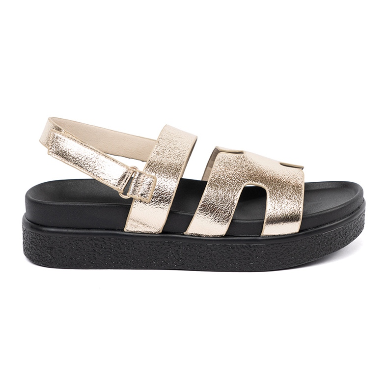 Goodin Klasszikus szandál az aranyplatformon aranysárga