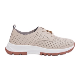 Női bőr cipő Artiker 54C1811 bézs Női bőr cipő Artiker 54C1811 bézs