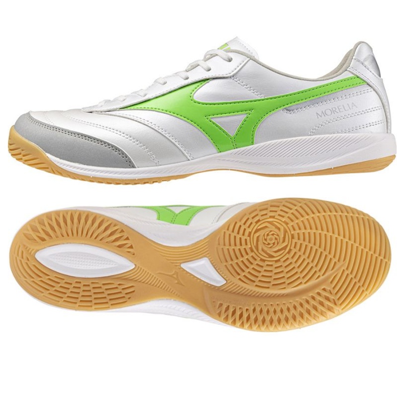Mizuno Morelia Sala Pro a Q1GA251337 labdarúgó cipőben fehér